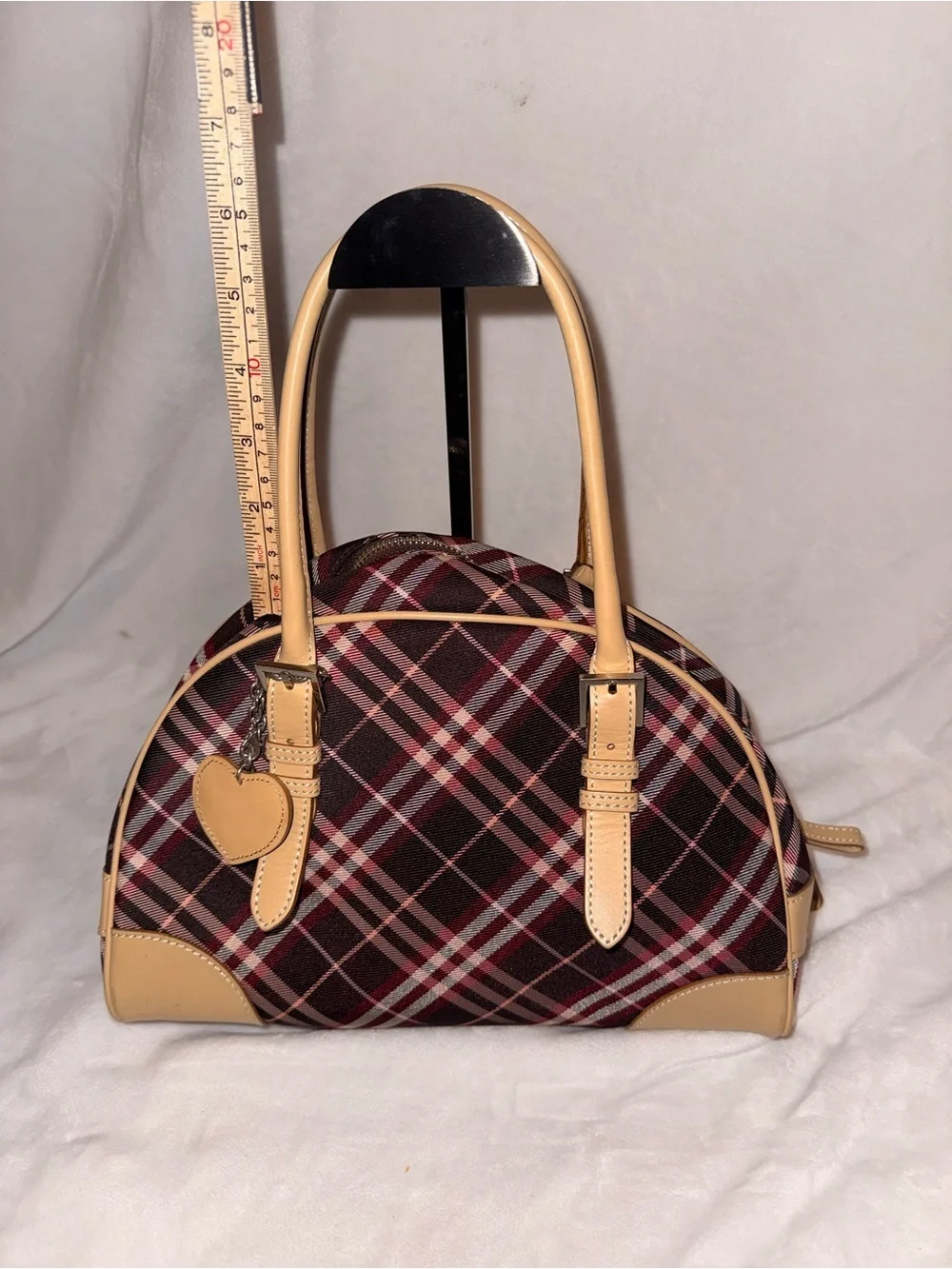 Burberry London Blue Label Canvas and Leather Handbag - Picture 4 of 17
